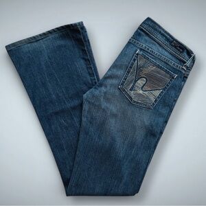 Citizens of Humanity Paloma Low Rise Flare Jeans Size 28 Med Blue